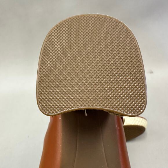 Aerosoles Camera Gingerbread‎ Combo Leather Slingback Platform Sandal Size 9 - Picture 15 of 16